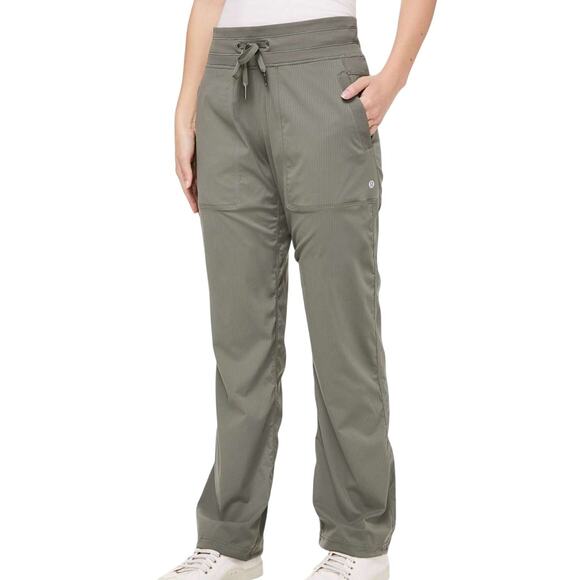 Lululemon Dance Studio Pant III Unlined Grey Sage Women's Size 8 EUC - Picture 3 of 9